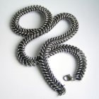 Boxchain náhrdelník - černá