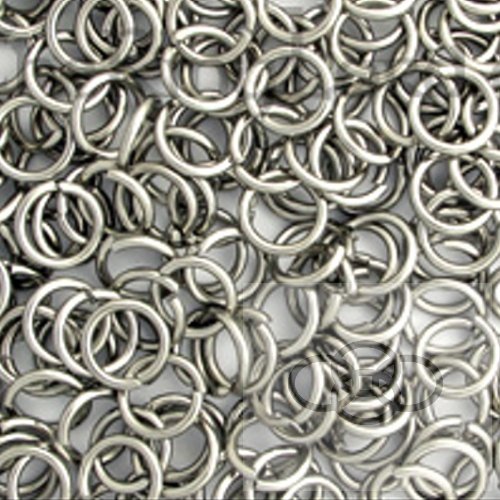 Kroužky z nerezové oceli - Velikost kroužků: 5/0,8, Velikost balení: 100ks/bal