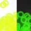 6,6/1,6 pružné kroužky - Barva: Žlutá/svítí zeleně, Velikost balení: 10ks/bal